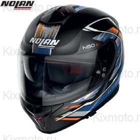 Шлем Nolan N80-8 Thunderbolt, Оранжево-синий