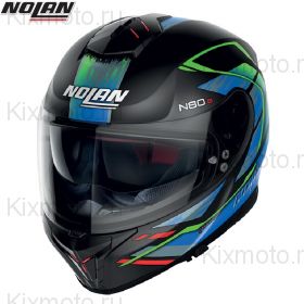 Шлем Nolan N80-8 Thunderbolt, Сине-зеленый