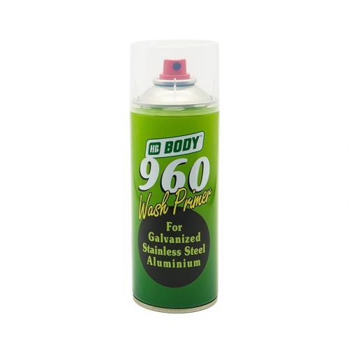 Грунт BODY 960 Wash Primer кислотный адгезионный зеленый 400мл. СПРЕЙ