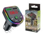 FM модулятор MP3 TS-CAF16 подсветка RGB (Bluetooth) 2 USB, один 3,1А