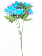 Искусственный букет георгин 6 голов 42 см 6 расцветок