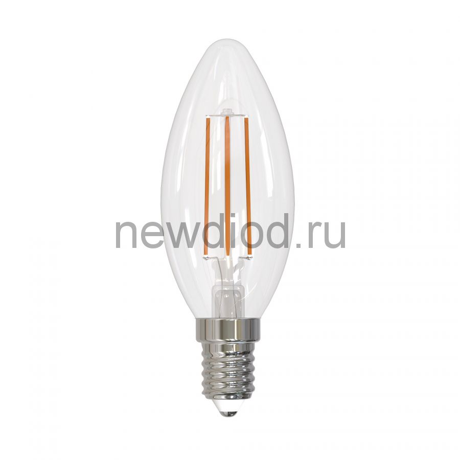 Лампа светодиодная диммируемая LED-C35-9W/3000K/E14/CL/DIM GLA01TR форма "свеча" серии Air 3000К