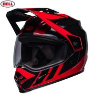 Шлем Bell MX-9 Adventure Mips Dash, Чёрно-красный