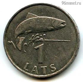 Латвия 1 лат 2007