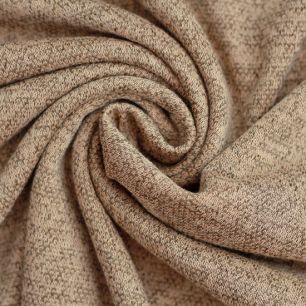 Лоскут трикотажной ткани - Сандра меланж бежевый 50х37 см