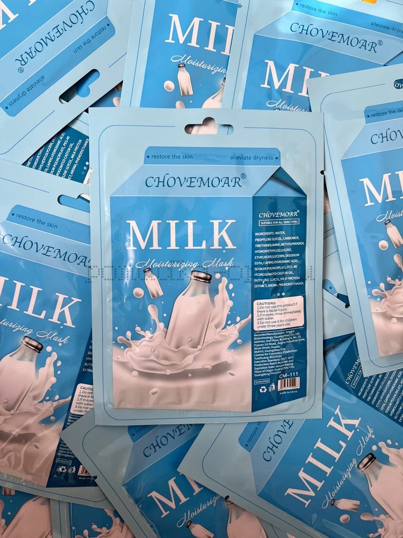 Маска тканевая с молочными протеинами и экстрактом алоэ White Milk One-Pack