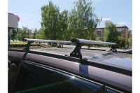 Багажная система в штатные места DELTA POLO с аэродинамическими дугами (53 мм)