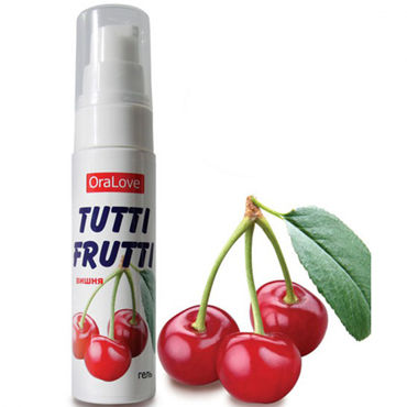 Оральный любрикант Tutti-Frutti Вишня