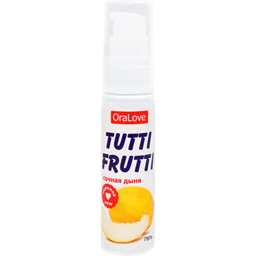 Оральный любрикант Tutti-Frutti Дыня