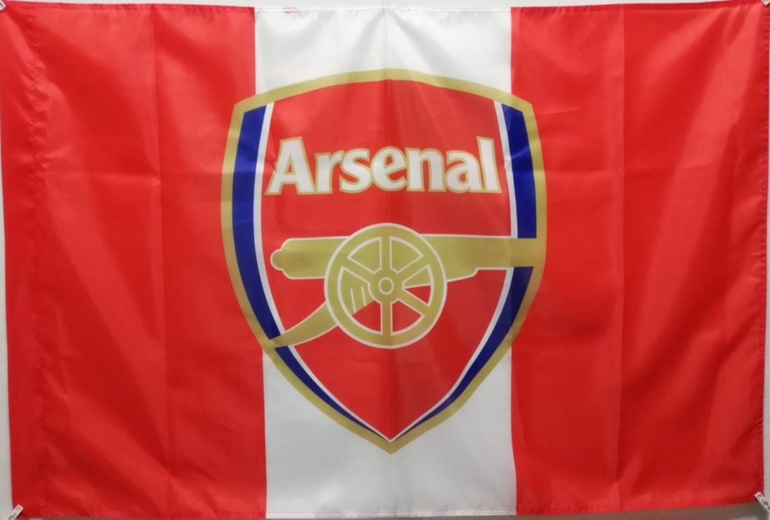 Флаг ФК Арсенал Лондон 135х90 см.