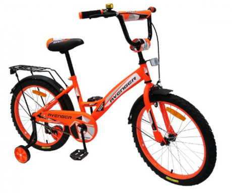 Велосипед 18" AVENGER NEW STAR оранжевый неон/черный