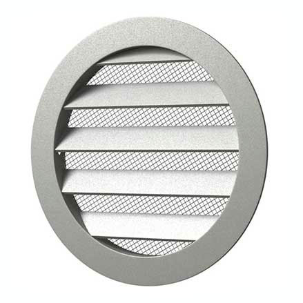 Круглая алюминиевая решетка 100 мм