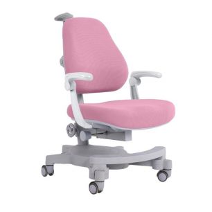 Детское кресло Solidago Pink Cubby + розовый чехол и подставка для ног в подарок! Без подлокотников