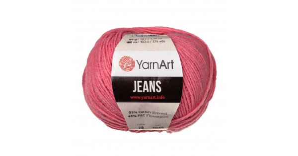 Jeans (Yarnart) 78-розовый