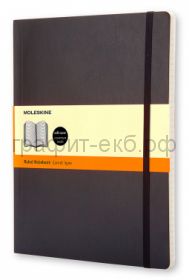 Книжка зап.Moleskine XLarge Soft Classik линейка черная QP621