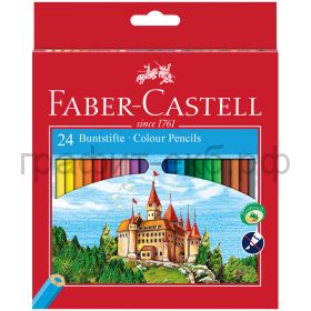 Карандаши цв.24цв.Faber-Castell Замок 120124