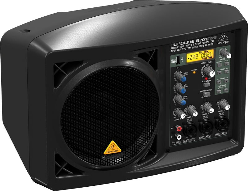BEHRINGER B207MP3 - активная акустическая система с MP3/монитор