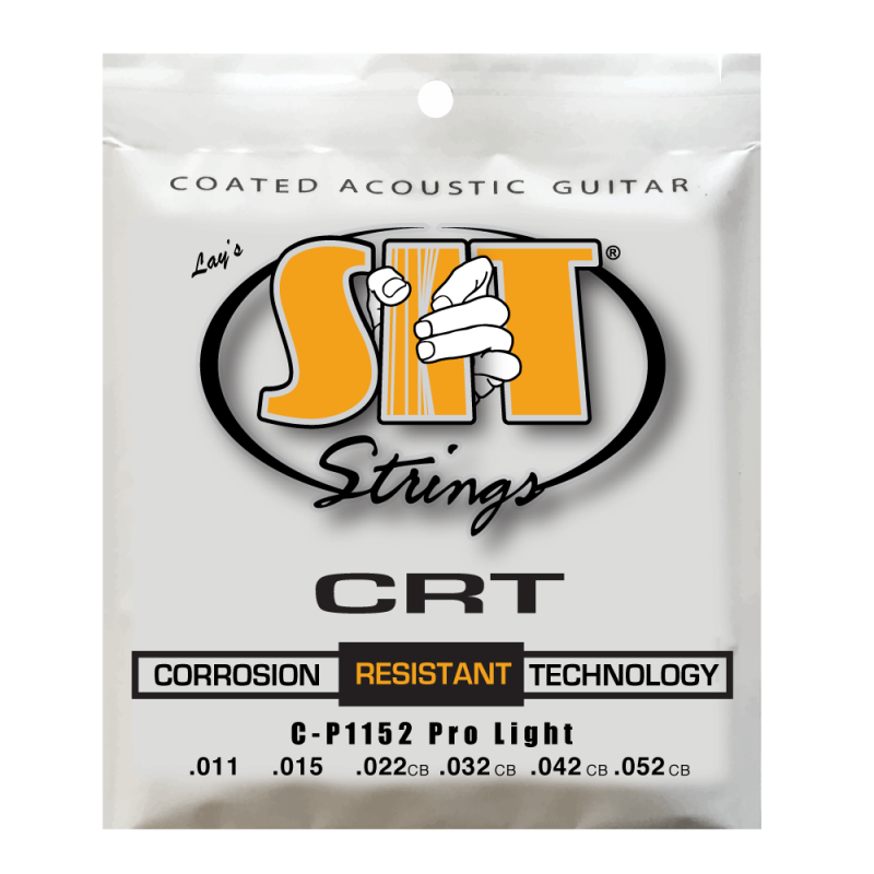 Струны для акустической гитары SIT CP1152, Phosphor CRT Pro Light, 11-52