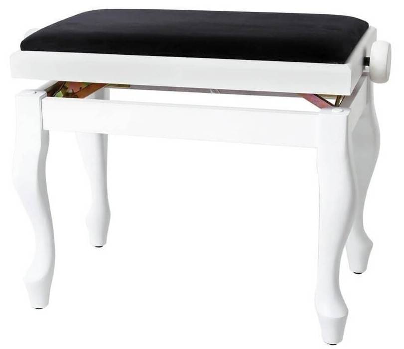 Банкетка GEWA Piano Bench Deluxe Classic White Matt
