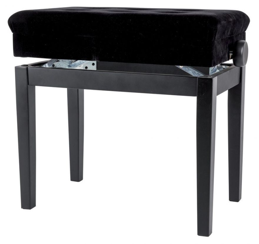 Банкетка GEWA Piano bench Deluxe Compartment Black highgloss