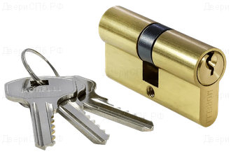 Ключевой цилиндр MORELLI ключ/ключ (70 мм) 70C PG Цвет - Золото