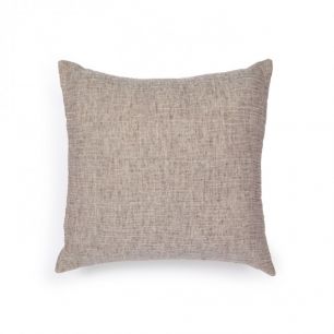 ANELEY Casilda linen and cotton cushion cover in brown 45 x