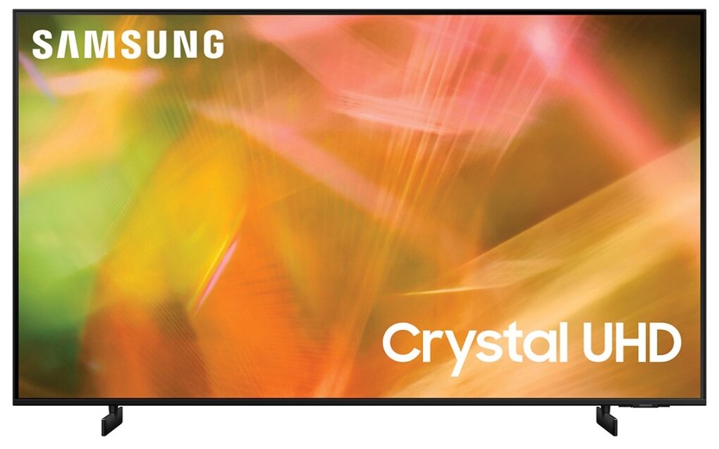 65" Телевизор Samsung UE65AU8000U 2021 LED, HDR RU, черный