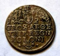 3 гроша 1623 Литва Польша