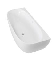 Пристенная ванна ART&MAX Ovale AM-OVA-1700-800 со сливом-переливом схема 1