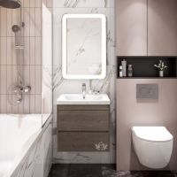 Зеркало в ванную с подсветкой ART&MAX LATINA AM-Lat схема 2