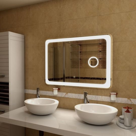 Зеркало в ванную с подсветкой ART&MAX LATINA AM-Lat ФОТО