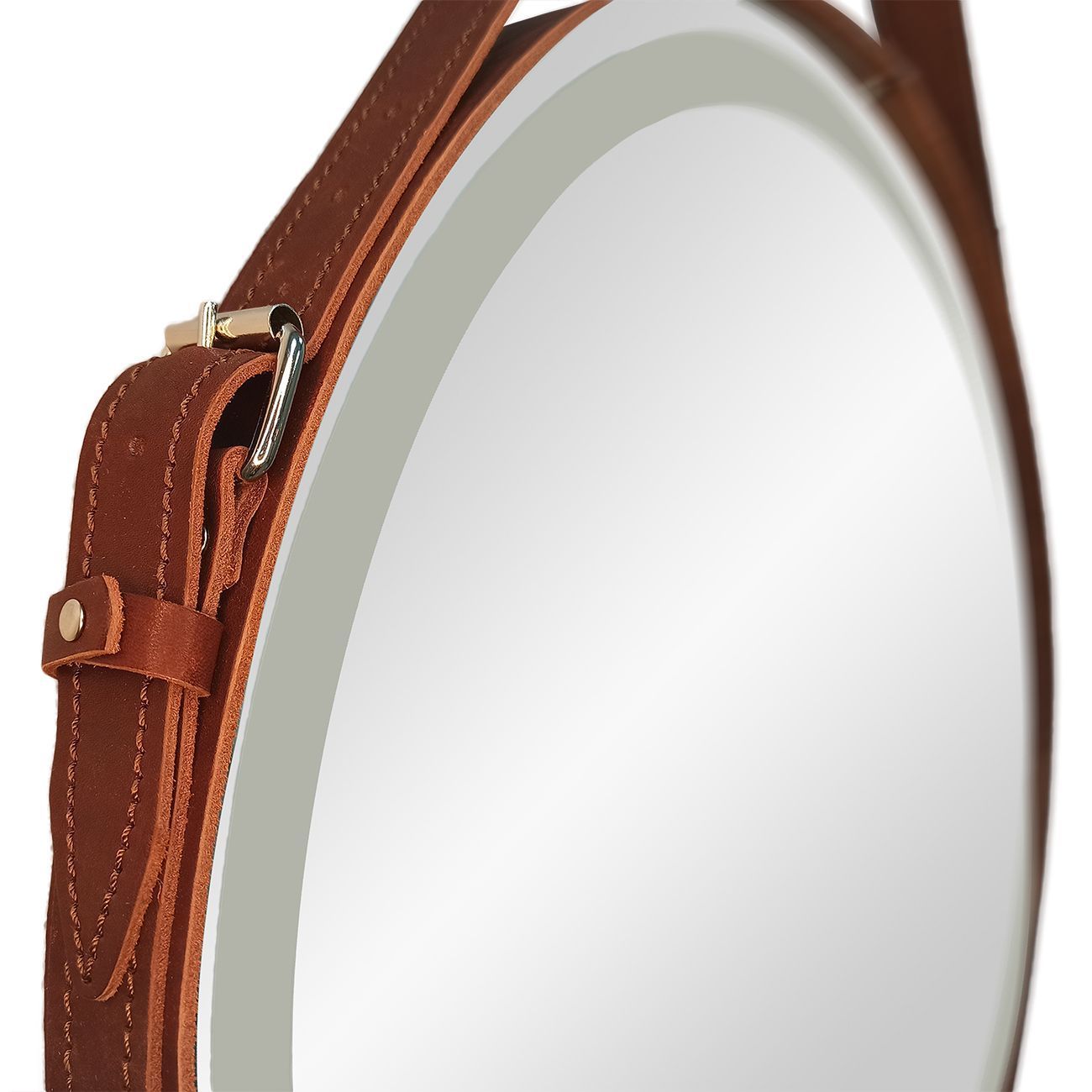 Зеркало с подсветкой на кожаном ремне Art&Max Milan D800 AM-Mil схема 7