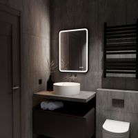 Зеркало с подсветкой с часами Art&Max GENOVA AM-Gen схема 5