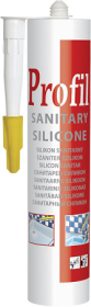 Герметик Санитарный Soudal Profil Sanitary Silicone 280мл Силиконовый, Бесцветный, Белый