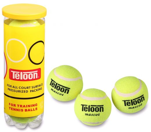 Мяч для большого тенниса TELOON T801 P3 (3 шт в тубе)