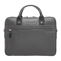 Кожаная мужская деловая сумка Lakestone Bartley Grey/Black