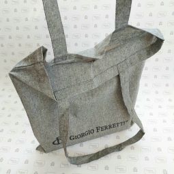 сумки из переработанного хлопка с логотипом