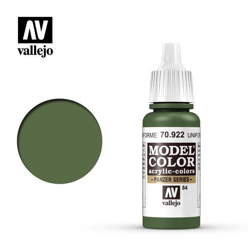 Краска Vallejo Model Color - Uniform Green (70.922)