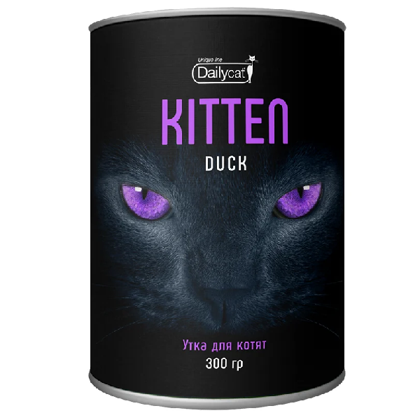 Сухой корм для котят DailyCat Unique Line Kitten Duck с уткой 0.3 кг