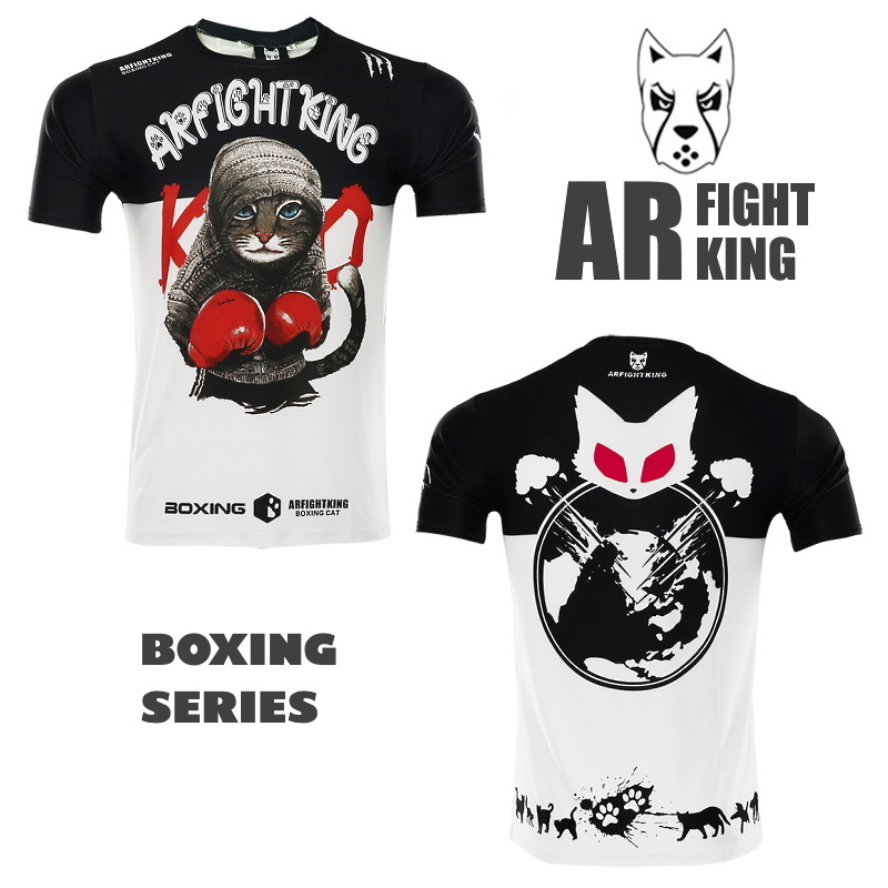 Тренинг футболка ARFIGHTKING "Boxing Cat"