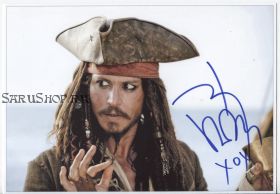 Автограф: Джонни Депп. Пираты Карибского моря