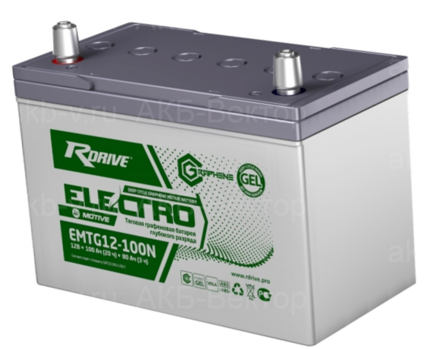 Аккумулятор RDrive ELECTRO Motive EMTG12-100N ( 100Ач )