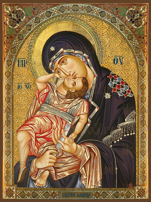 Взыграние младенца  икона Божией Матери