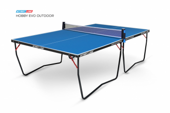 Теннисный стол Hobby Evo Outdoor 6 - ультрасовременная модель для использования на открытых площадках. Столешница 6 мм.