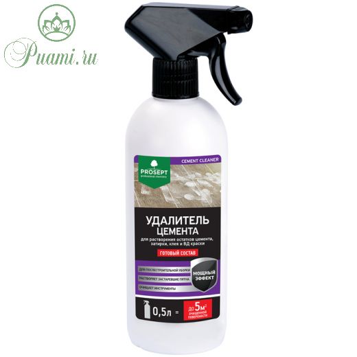 Удалитель цемента Prosept Cement Cleaner, готовый раствор, 0,5л