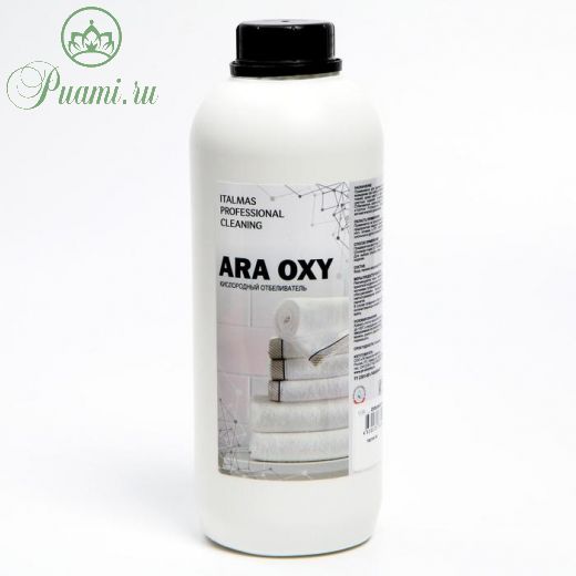 Отбеливатель Ipc Ara oxy, гель, для тканей, кислородный, 1 л