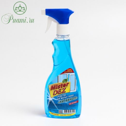 Средство для мытья стёкол Mister DEZ Eco-Cleaning, нитхинол, 500 мл