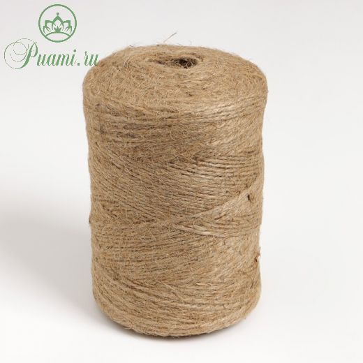 Шпагат джутовый, двухниточный, 1,12 текс, 500 м