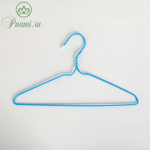 Вешалка-плечики для одежды детская, антискользящая, размер 30-34 см, ПВХ покрытие, цвет МИКС