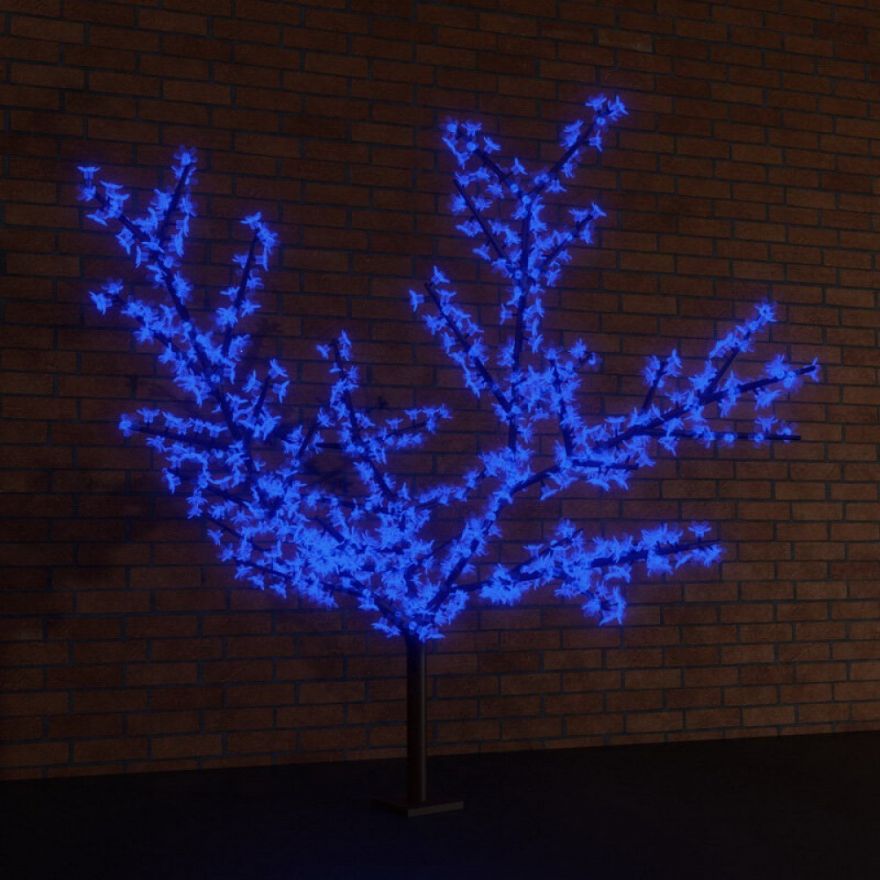 Фигура световая Neon-Night дерево "Сакура" 6921 синих лепестков 3,6м